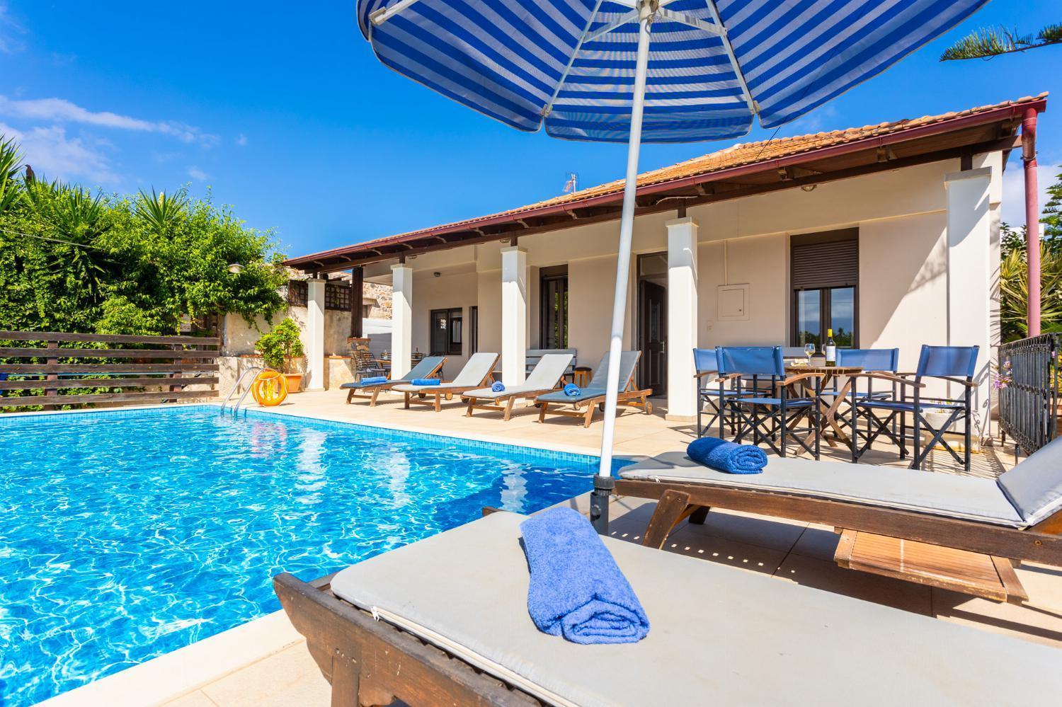 Villa Maro Large Private Pool Ac Wifi Kefalas Zewnętrze zdjęcie